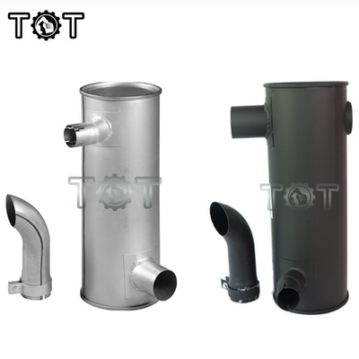 صدا خفه کن یونیورسال آلومینیومی HD820 HD820-3 HD820-5 صدا خفه کن بیل مکانیکی KATO