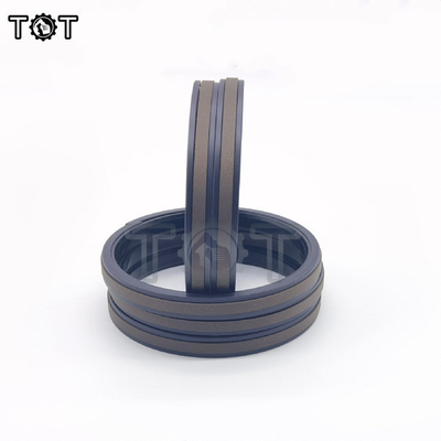 حلقه های پیستون هیدرولیک ISO9001 SPGW PTFE برای ماشین آلات ساختمانی